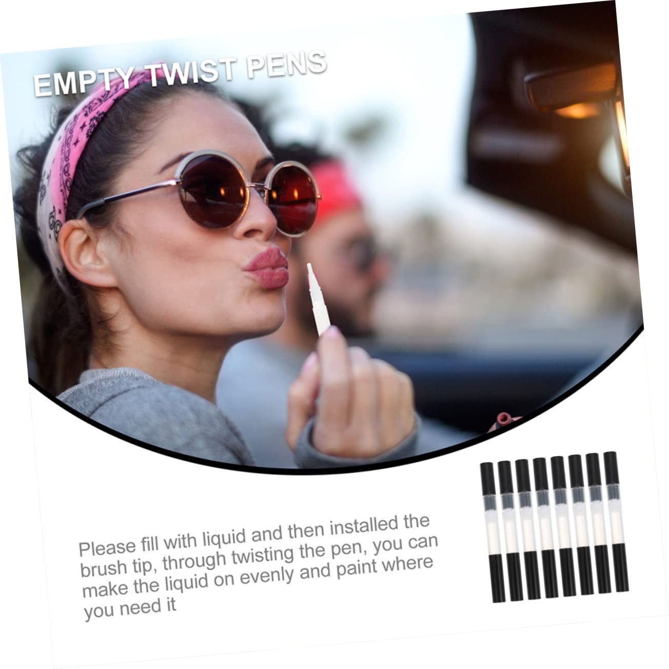 Mikinona 24pezzi Penne Vuote Per Oli Per Unghie e Cuticole Penne Per Manicure Per Oli Nutrienti Tubetti Per Lip Gloss Realizzate Resistente e Durevole