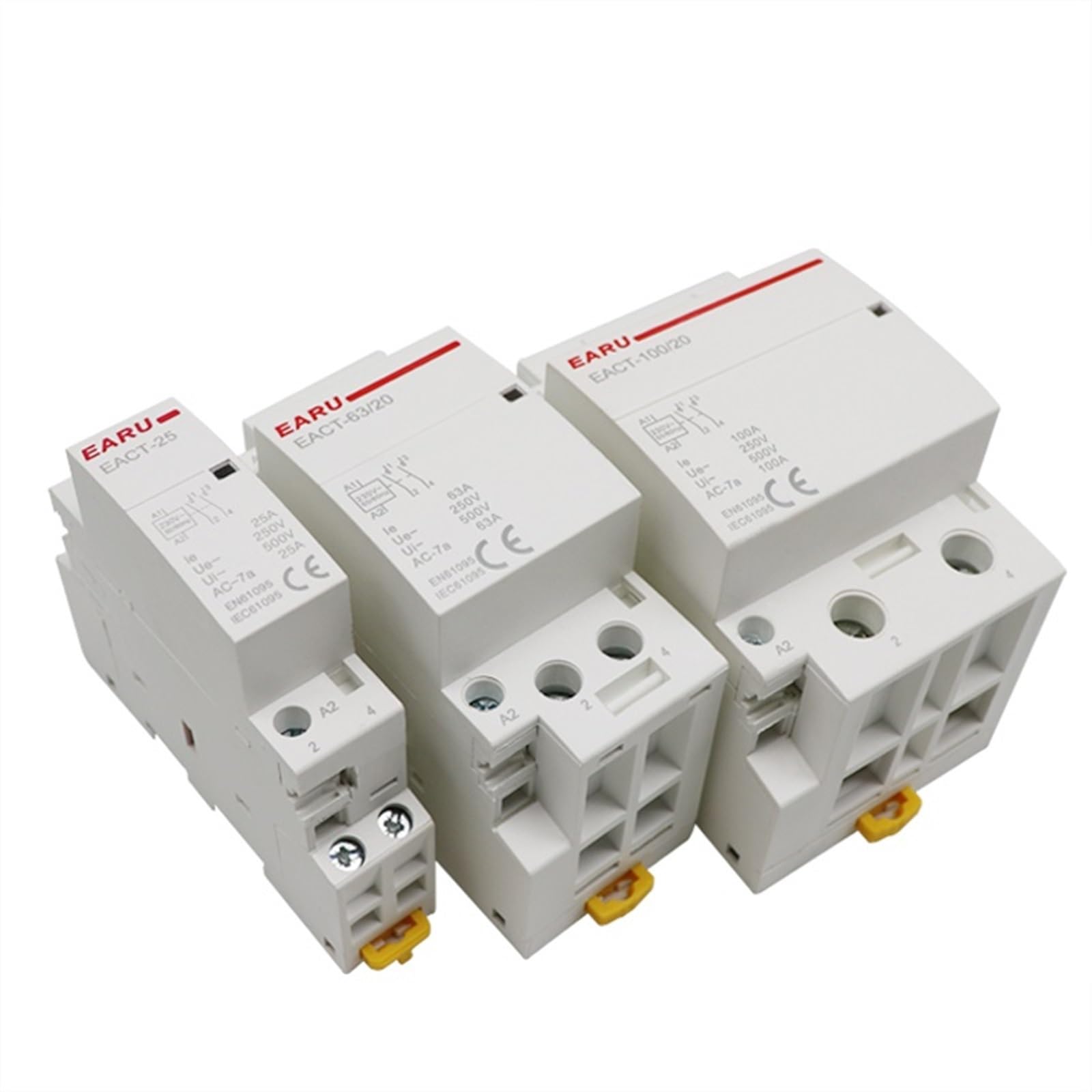 Stycznik modułowy 4P 16/20 A AC 220 V 110 50/60 Hz do szyny DIN, kontrolera przełączników (4p-AC 110 V, 20A-2NC)