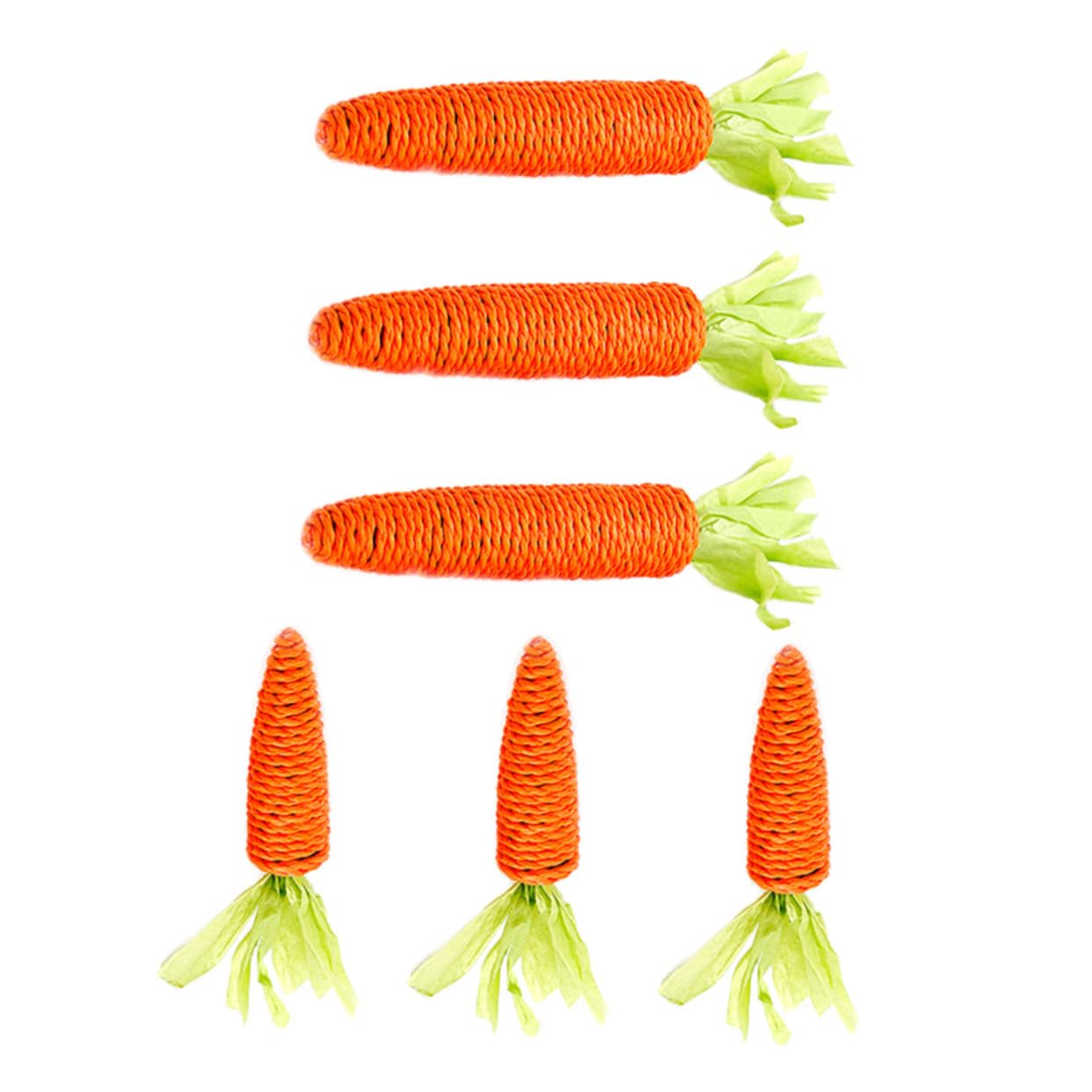 SUPVOX 18pezzi Giocattoli Chew Per Gatti Forma Di Carota Divertenti Giocattoli Da Masticare Per Cani e Gatti Per Piccoli Animali Domestici Per Gioco e Distrazione