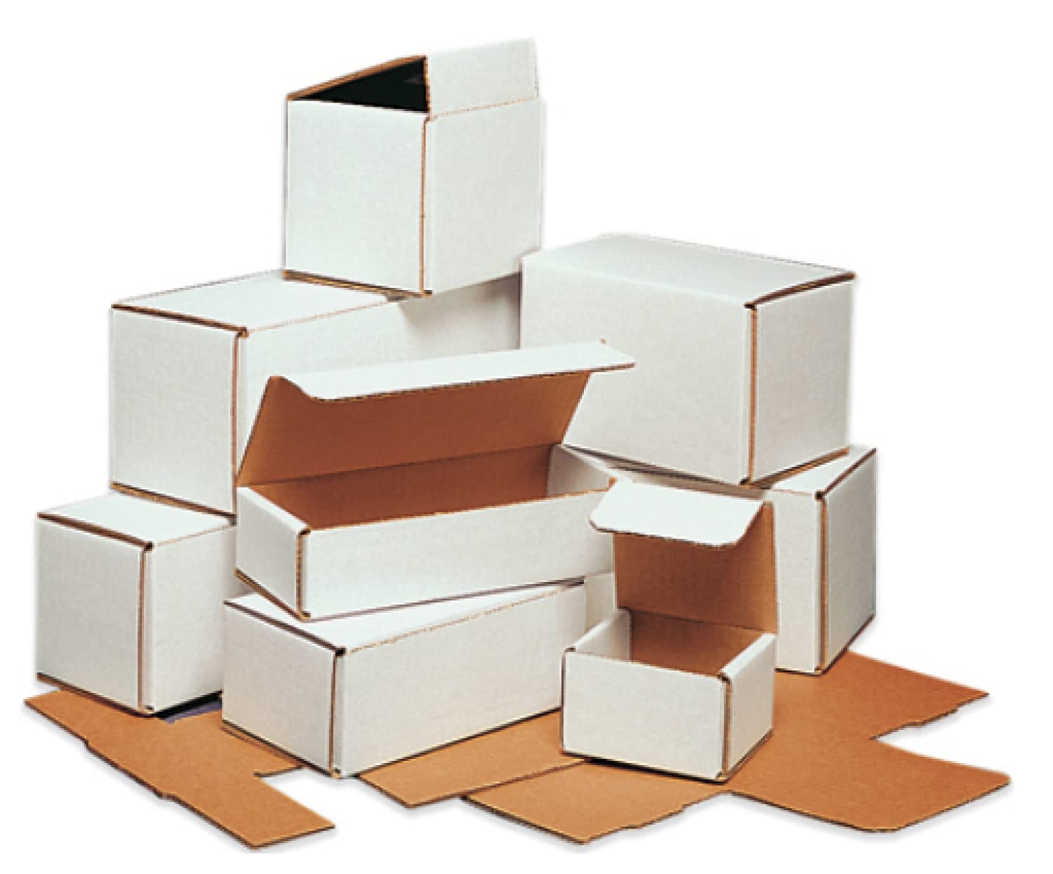 Cajas De Cartón Blanco 100 Unidades – Medidas 9x4x2 Pulgadas, Perfectas Para Envíos Y Almacenamiento