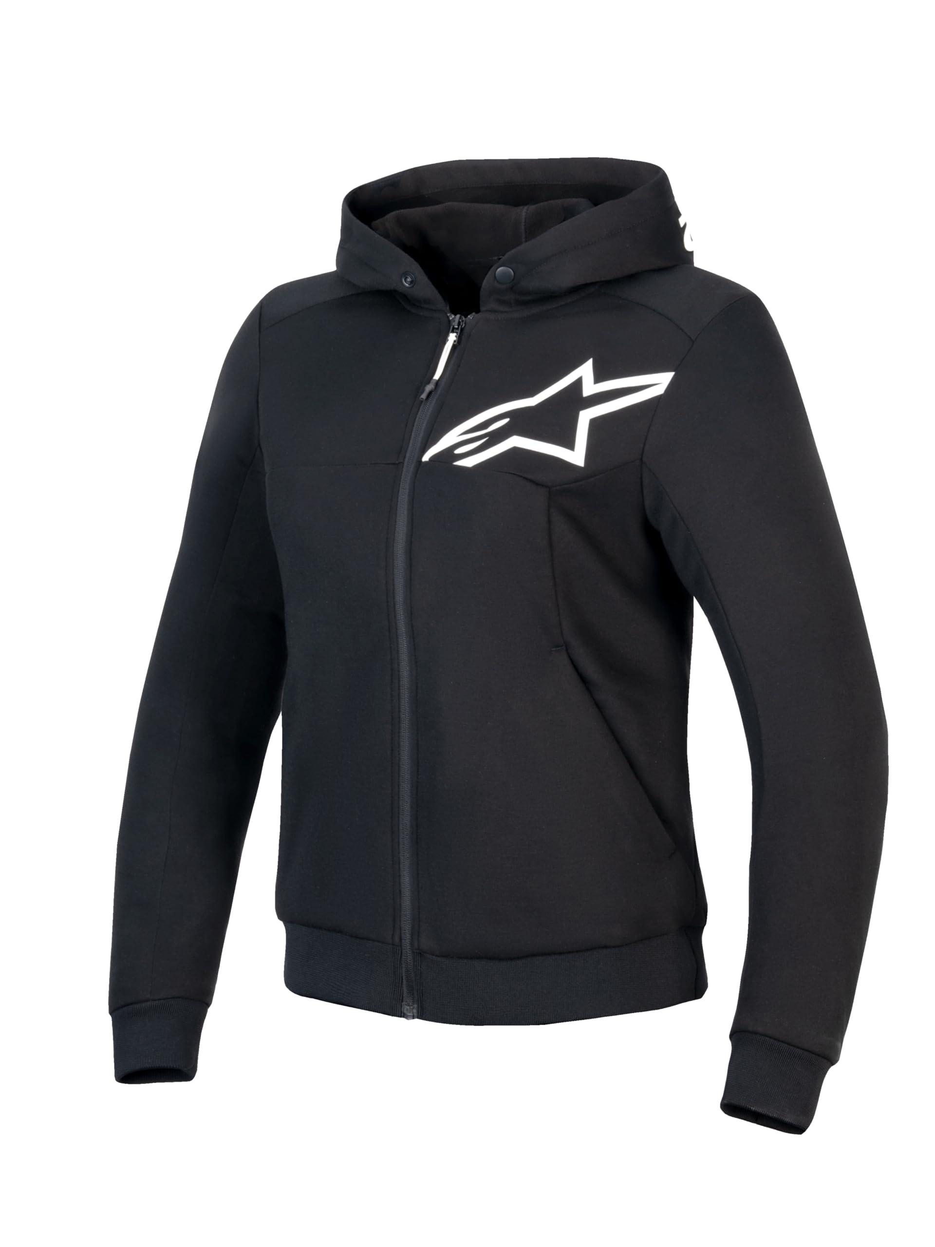 Alpinestars Women's Black/White Stella Chrome V2 Sport Hoodie