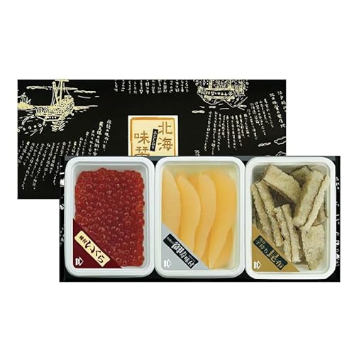 北海味栞(100g×3)数の子・いくら・味付子持ち昆布