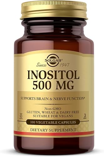 Inositol 500 mg Solgar 100 VCaps Inositol 500 mg Solgar 100 VCaps