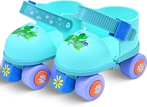 Miniatura 11 de Patines de ruedas para niños niñas y niños de 2 a 6 años, patines ajustables para principiantes de cuatro ruedas para niños pequeños