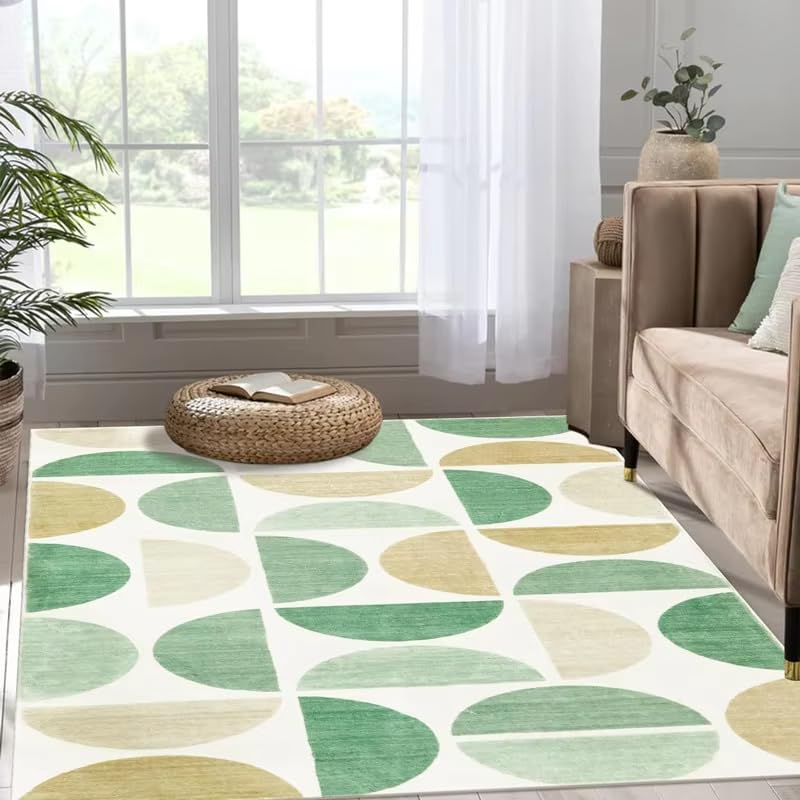 Tapis de salon simple et frais pour réveiller la déco du chevet