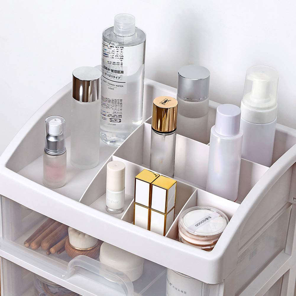 Beau Rangement Maquillage Maquillage Organisateur Réglable Organisateur de Maquillage Tiroir Utilisé pour Le Rouge à Lèvres Pinceau Produit De Soin De La Peau Hermétique