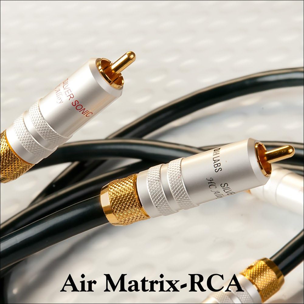 DH Labs Air Matrix RCA Audio Cables 1.0 Meter Pair by Silversonic
