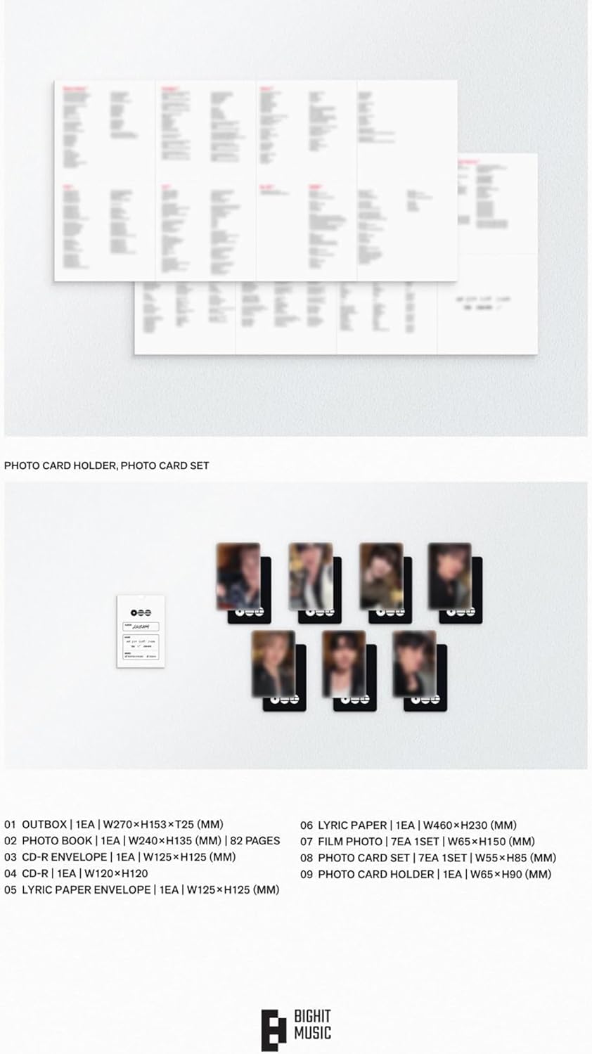 B.T.S The 5th Album 'ARIRANG' (Standard Set : Rooted in Korea+ Rooted in Music) + Extra Photocards Set