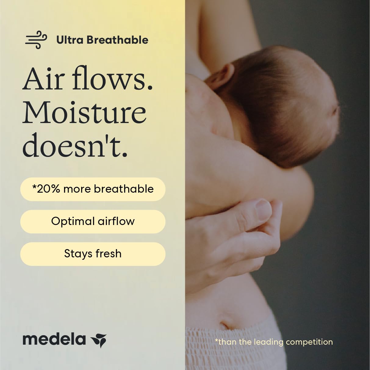 Medela Ultradünne Stilleinlagen, maximale Saugfähigkeit, 200 Karat, einzeln