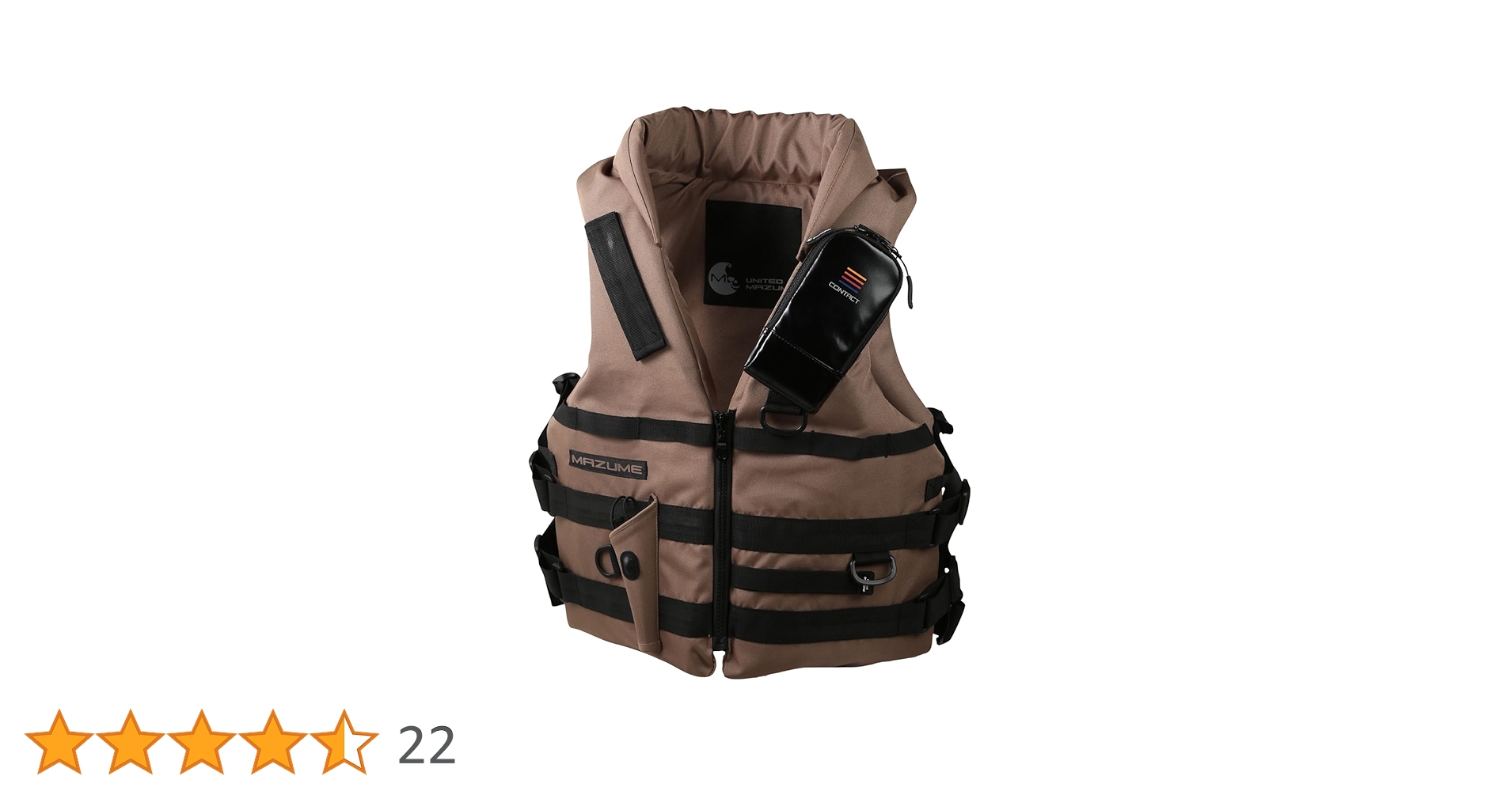 Amazon | mazume コンタクトライフジャケット MZLJ-772 タン | マズメ Amazon | mazume コンタクトライフジャケット MZLJ-772 タン | マズメ