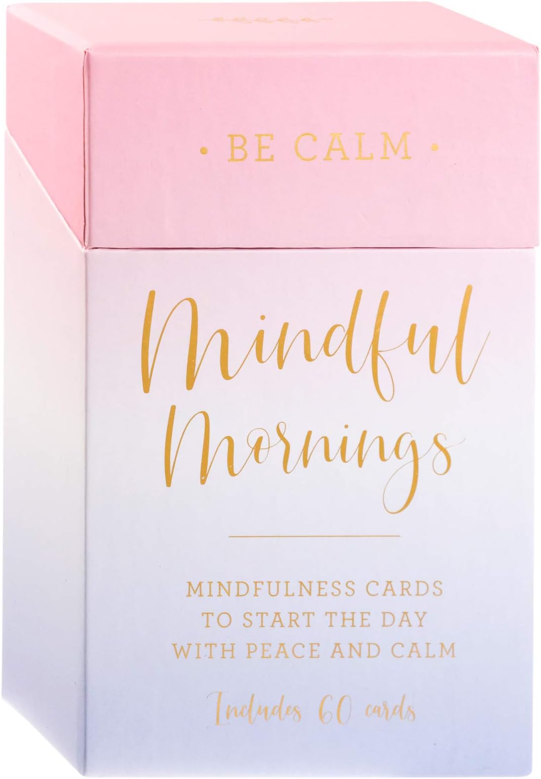 WORLD TRAVELEREccolo Mindful Mornings - 60 Mindfulness Cards - Self Care Cards for Peace, Calm, Daily Positive Thoughts and Affirmations - Mindfulness Gifts & Positive Affirmations Cards for Women