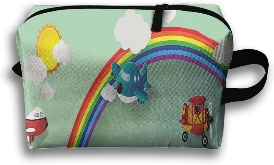 Toiletry Bag Plane Hot Air Balloon Helicopter Travel