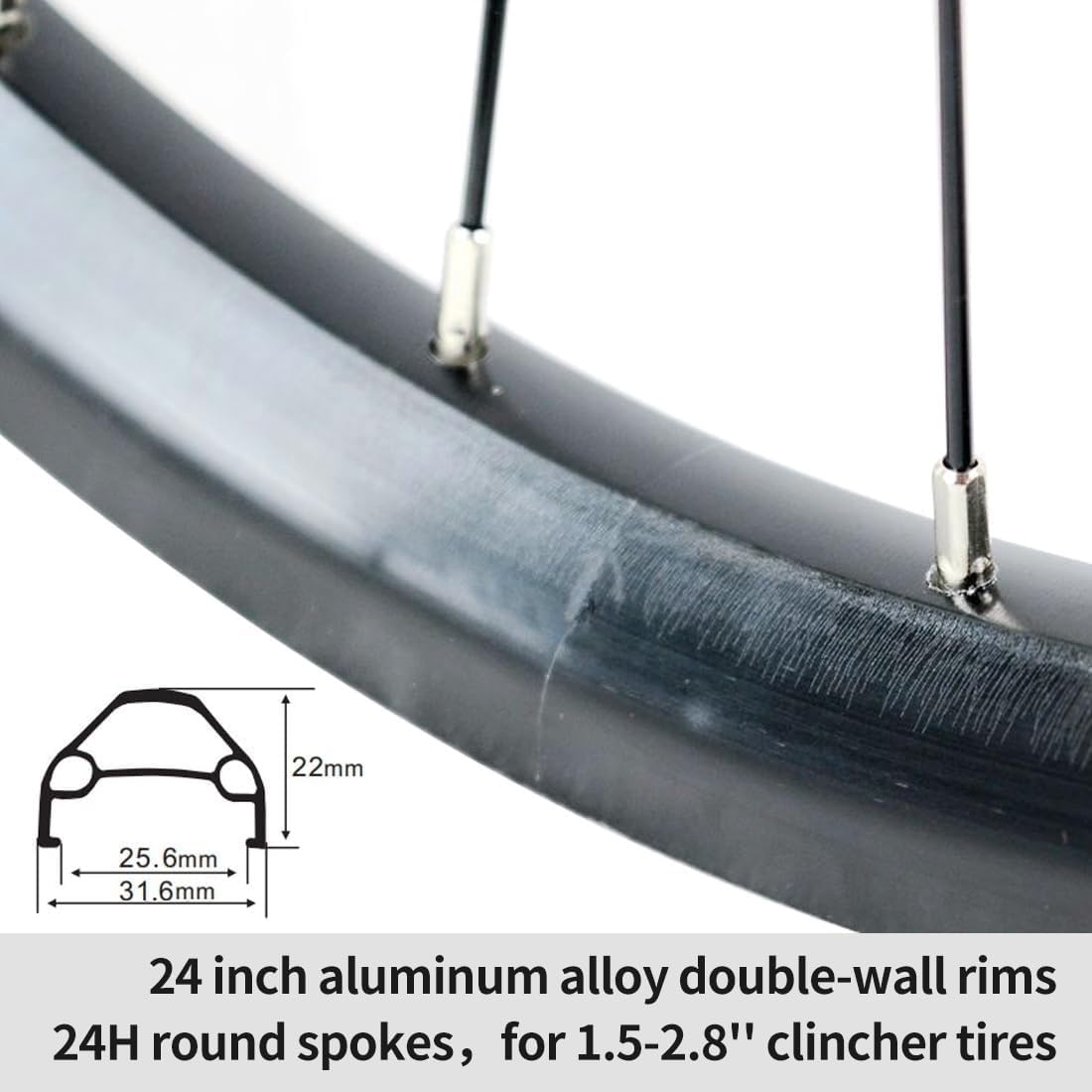Juego Ruedas Bici Plegable 20" 406, Llanta BMX, Freno Disco Delan/Tras, Liberación Rápida QR 100/135 mm, Compatible Cassette HG 7-12v