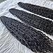 Boho Box Braids with Pre-looped Crochet Braids Synthetic Braids with Curly Human Hair for Black Women - 24inch, 3 Pack, 120 Strands