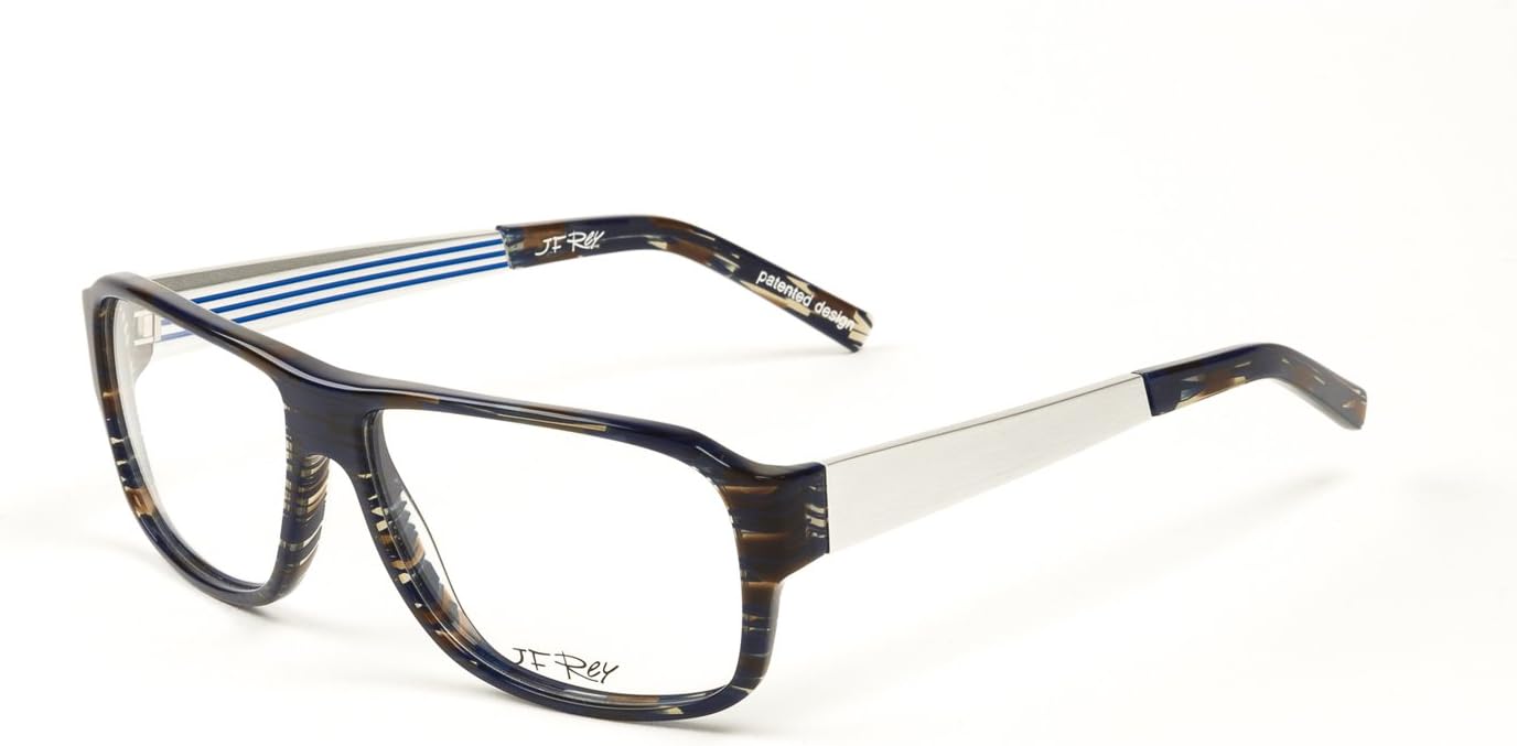 J.F. Rey Oversized Eyeglass Frames 57mm Brick Marron