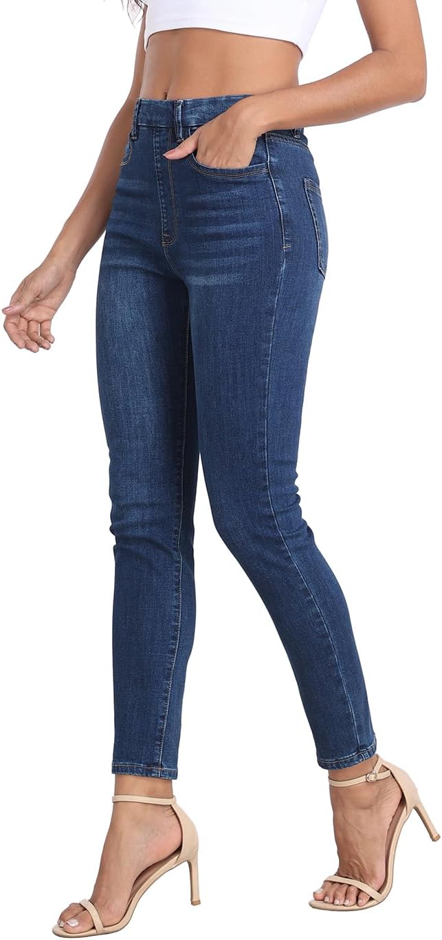 HDE Women's High Waisted Skinny Jeans - Image 4