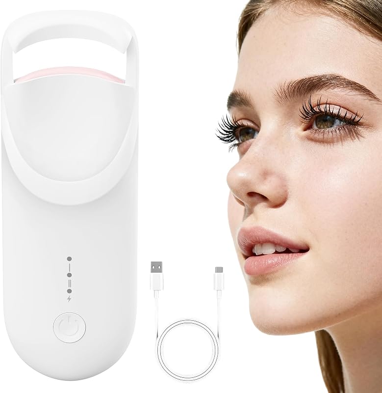 Curvador de Cílios Elétrico Aquecido ZARRSON com 2 Níveis de Temperatura e Carregamento Type-C