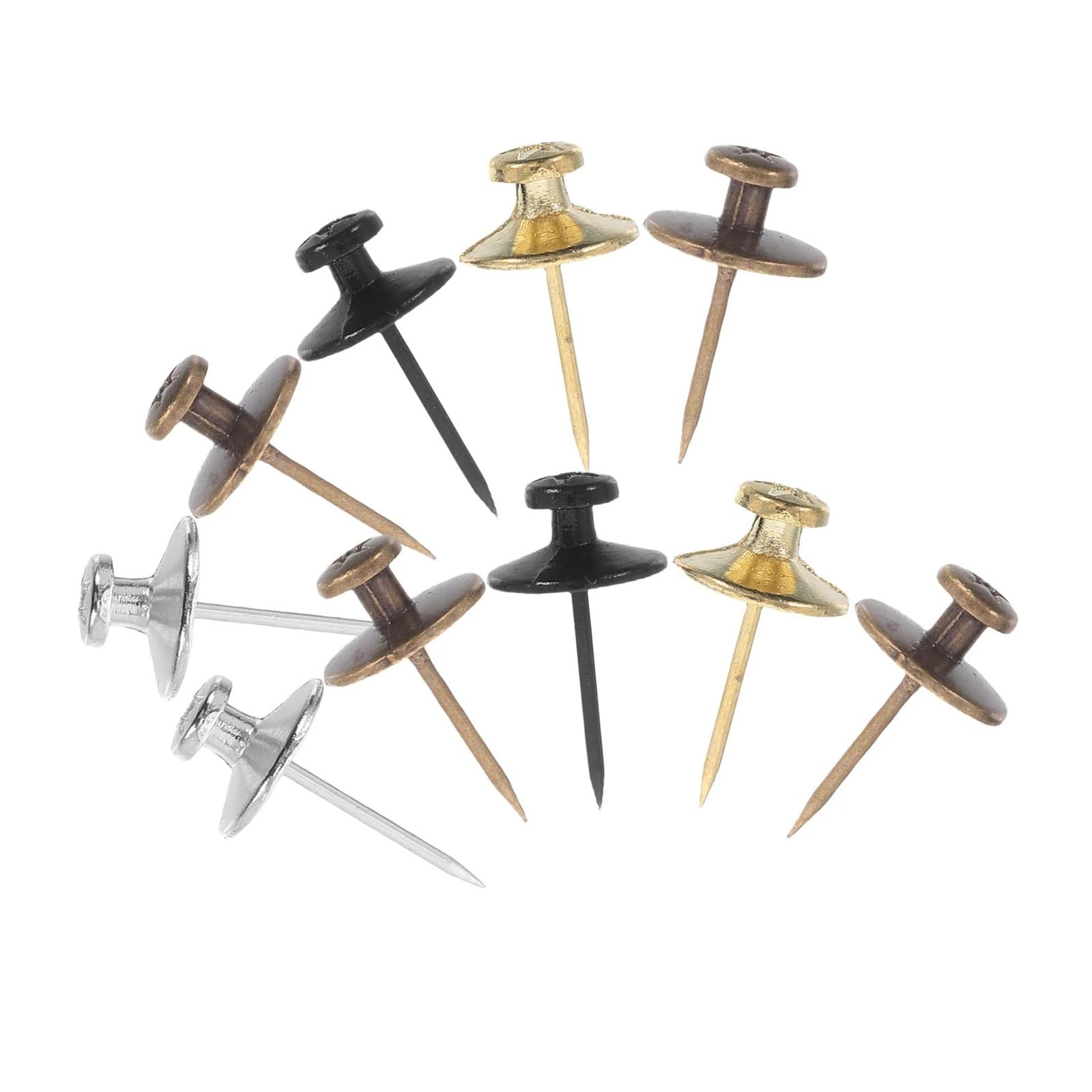 Push Pins 25Pcs Flat Zinc Alloy Decorative Push Pins