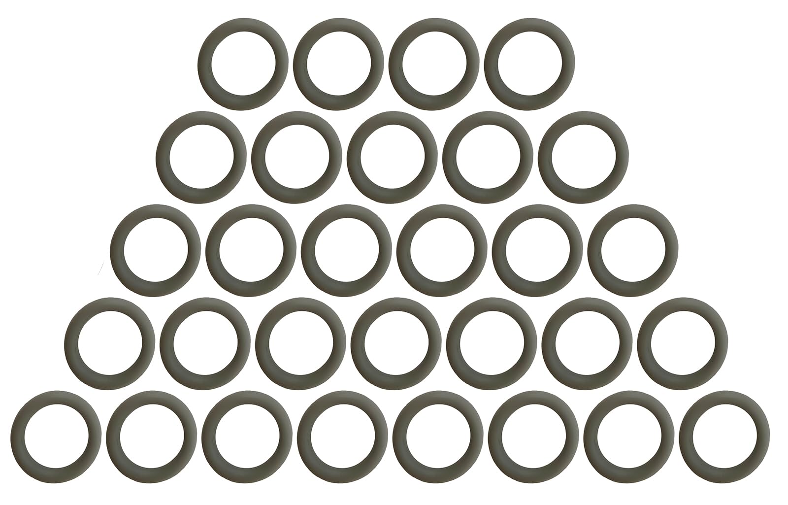 Generic 3/8"" New Grey Pressure Washer Quick Coulpe QD O-Rings Seal Replacement Kits (30Pack)