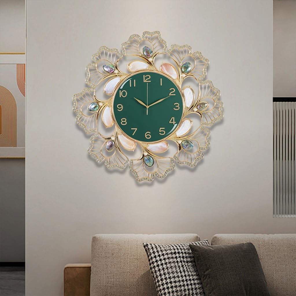 Orologio da parete Orologio da parete moderno e semplice, smaltato, quadrante personalizzato, movimento silenzioso, orologio da parete fatto a mano puro e silenzioso Reloj De Pared