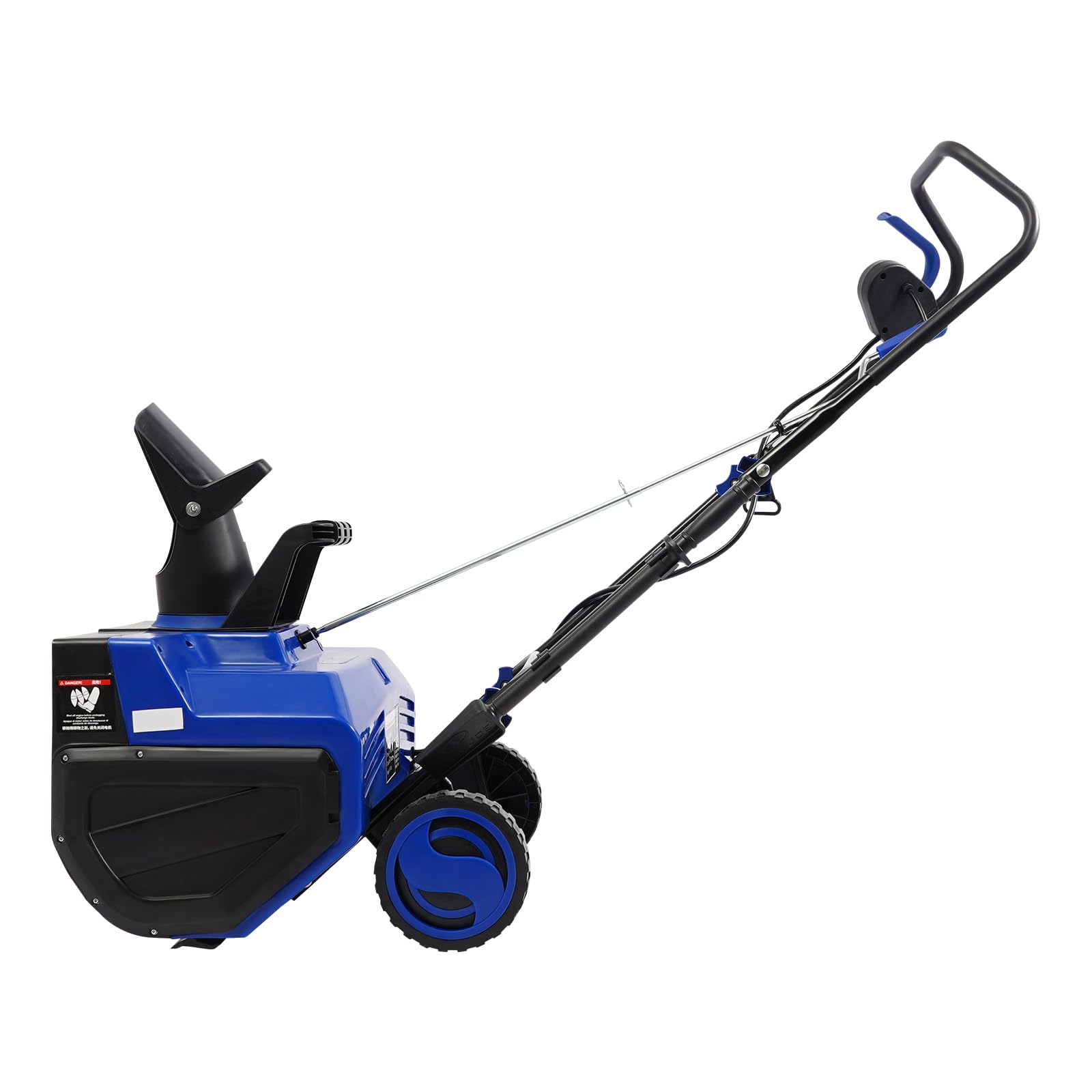 Elektryczna odśnieżarka 3500 W, szerokość czyszczenia 56 cm, głębokość 33 cm, wysokość wyrzutu 7,6 m, zmienny kierunek wyrzutu 180°, elektryczna odśnieżarka do wjazdów i dróg