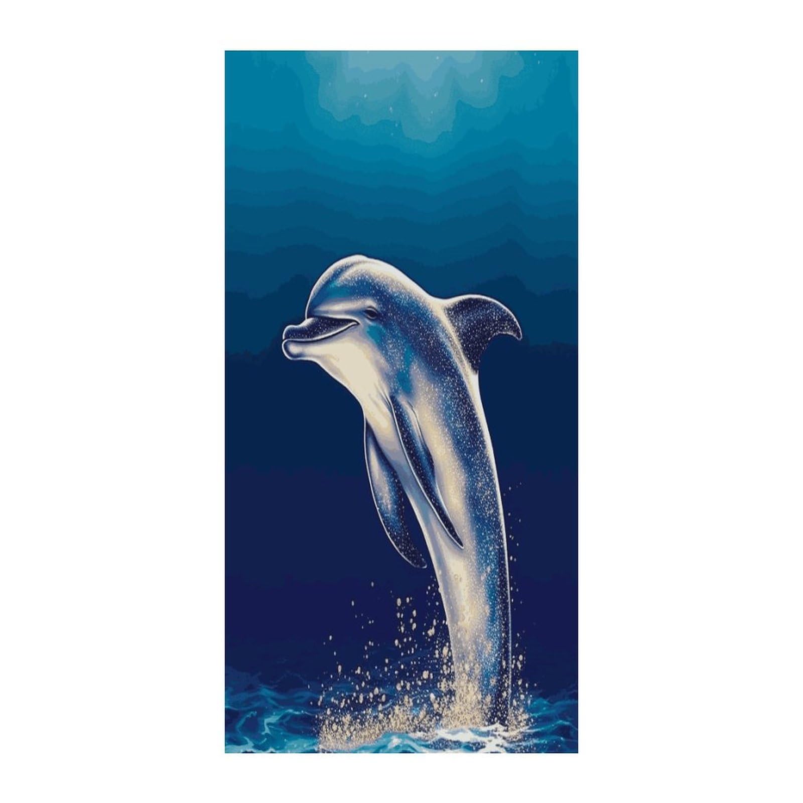 Fekiloot Style Glitter Dolphin Door Curtain Room Divider Curtains