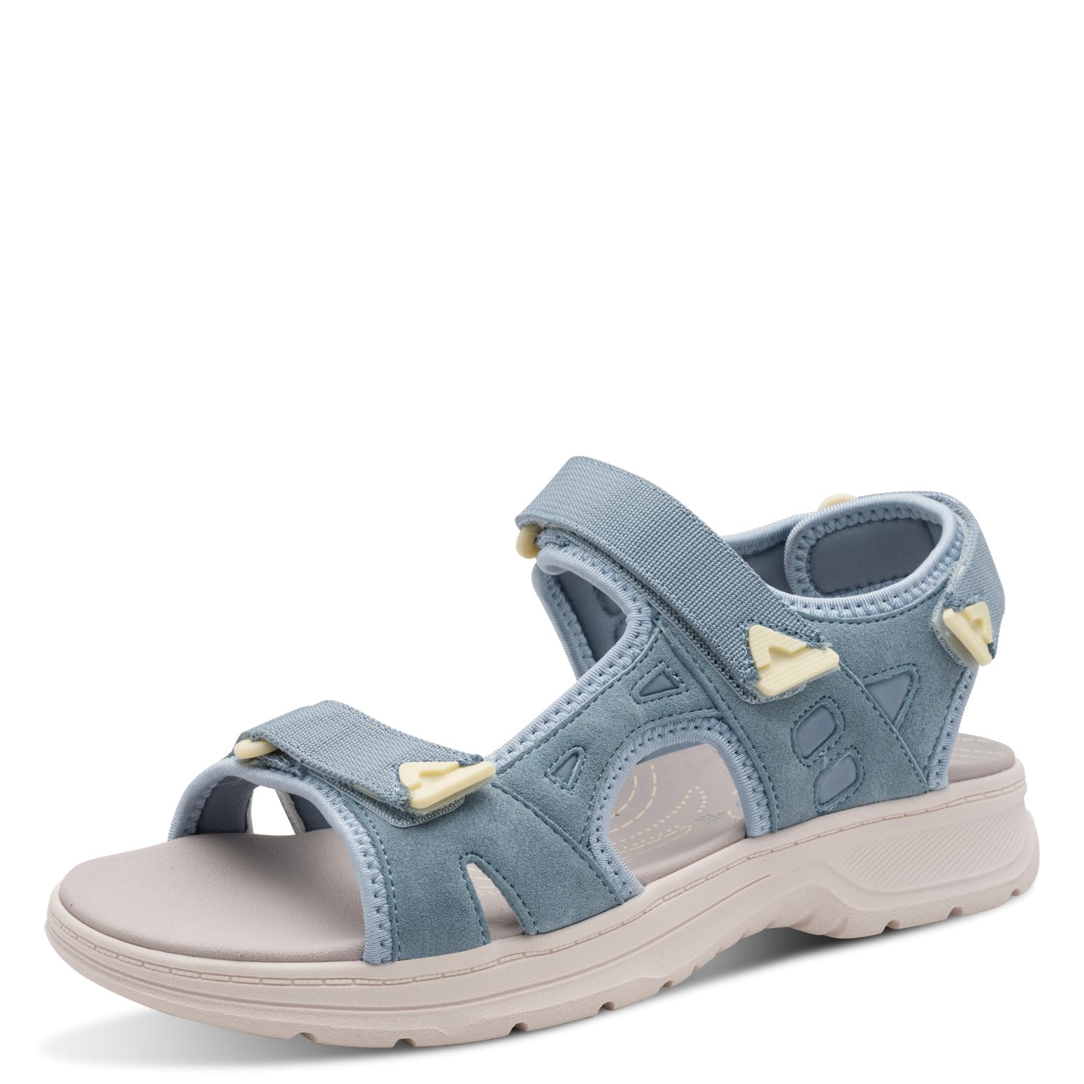 Jana Women's Softline Sandal Flat 8-28662-46, Sky Sun, 7.5 UK