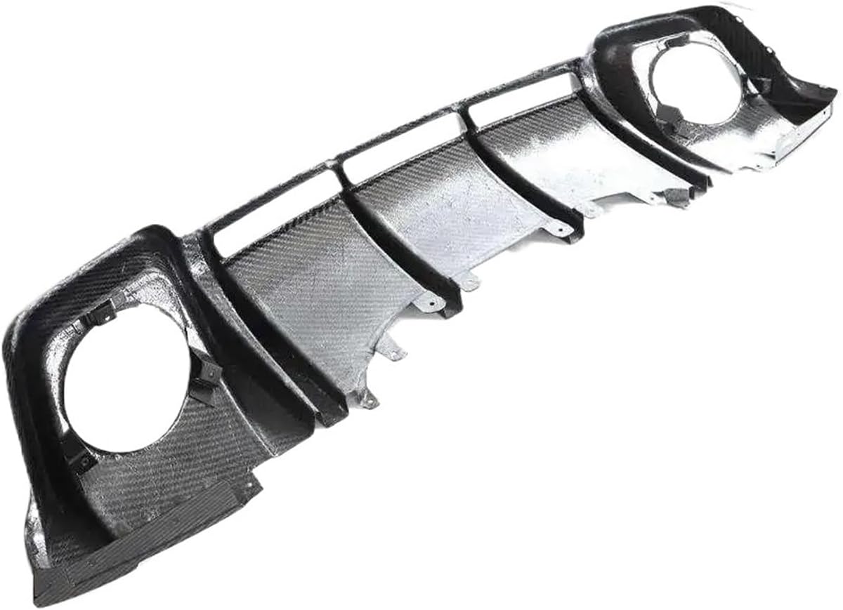 Real Dry Carbon Fiber Rear Lip Rear Diffuser Body Kits Trim Auto Parts Car Accessories Compatible with Audi R8 Performance Style