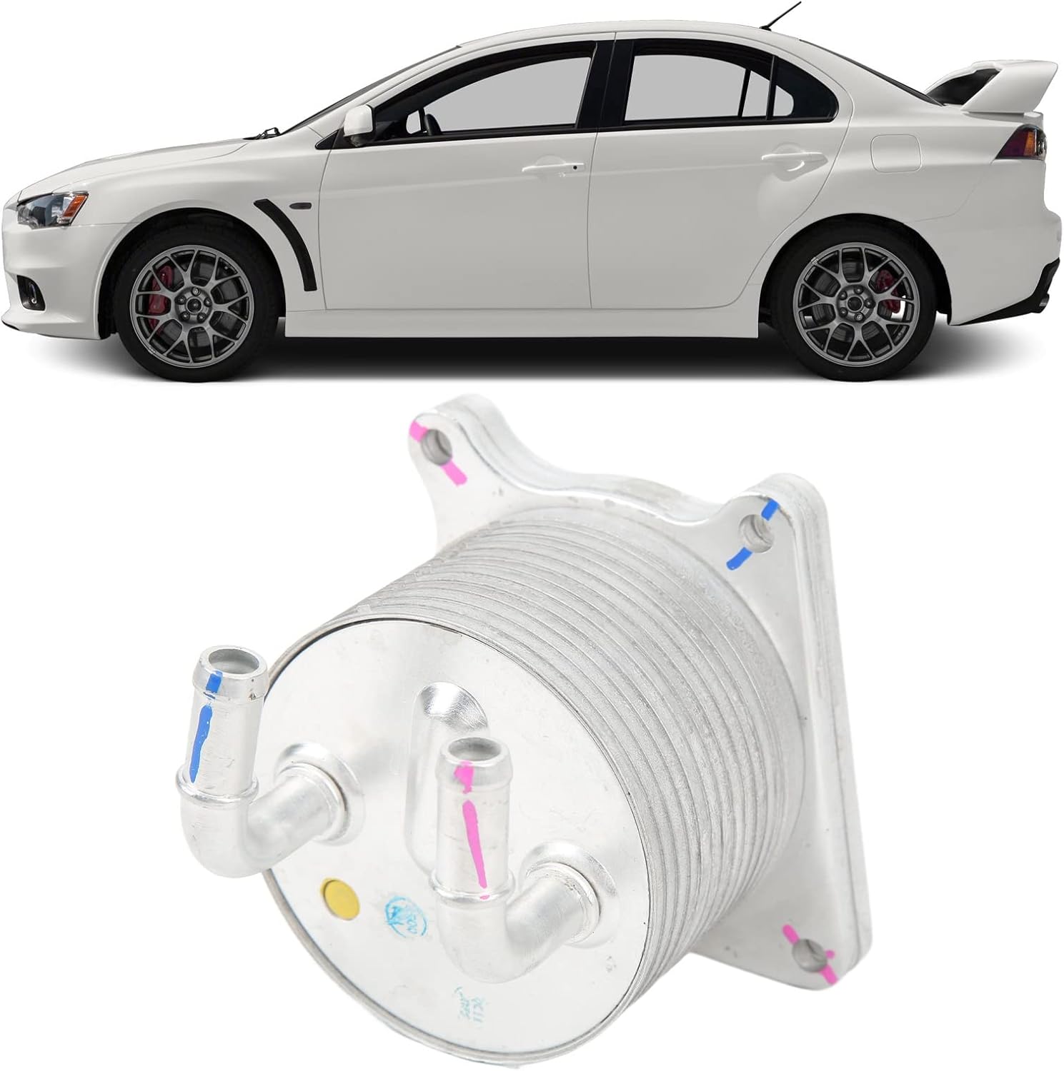 Automatic Transmission Oil Cooler 2920A097 Engine Gearbox Cooler Replacement for Mitsubishi Lancer 2008‑2017 2.0L