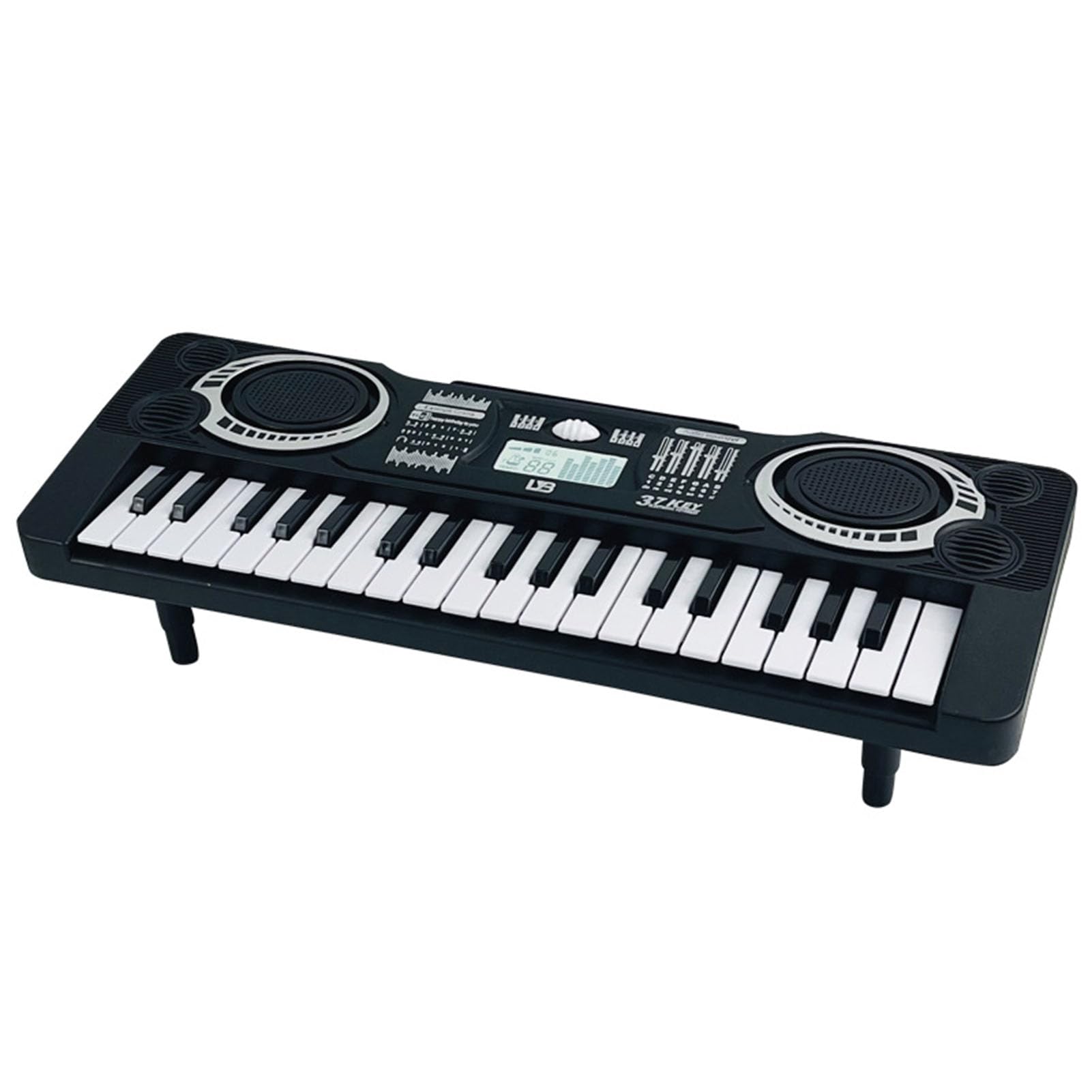 Giocattolo per Pianoforte Musicale Elettronico Portatile per Bambini Materiale ABS Multifunzionale Educativo (25 tasti (con spartito musicale))