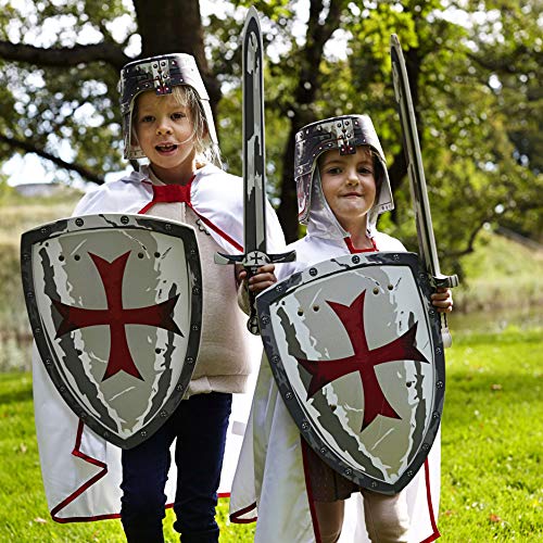 Liontouch Maltese Knight Shield | Medieval Pretend Play Foam Toy For Children With Classic Red Cross Theme | Safe Weapons & Battle Armor For Kid’s Dress Up & Costumes #TOP6