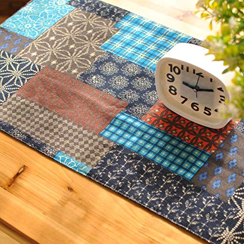 Chemin de table design patchwork doux souvenir pour repas chaleureux en famille - 4