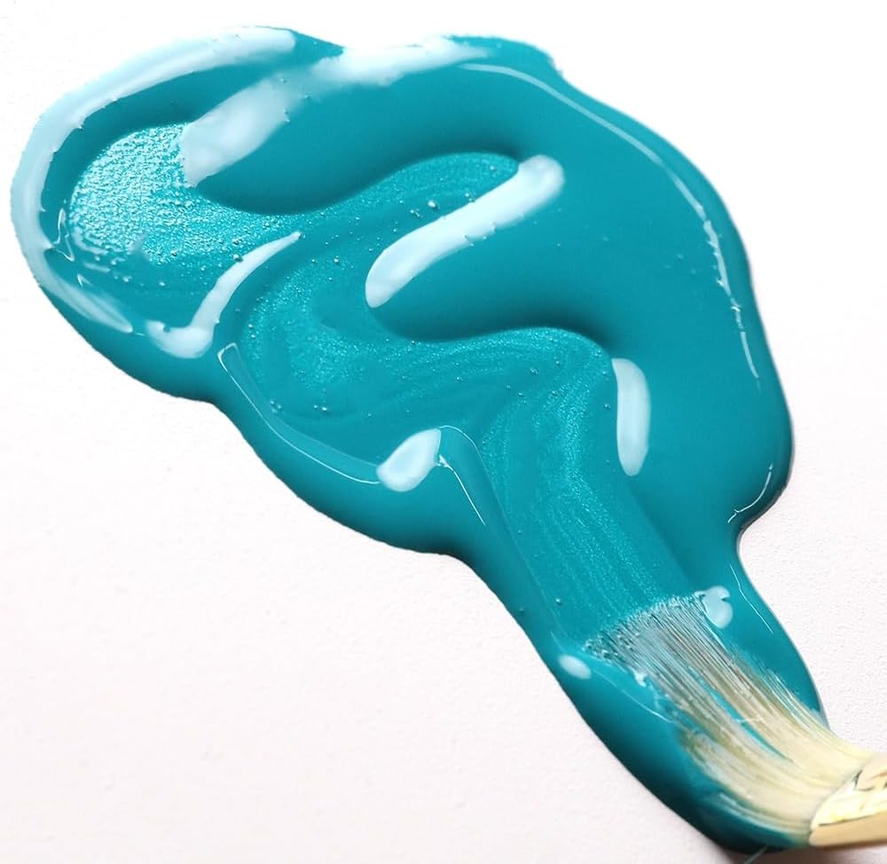 GOLDEN High Flow Acrylics, Cobalt Turquoise, 4 fl. oz. Bottle image 3