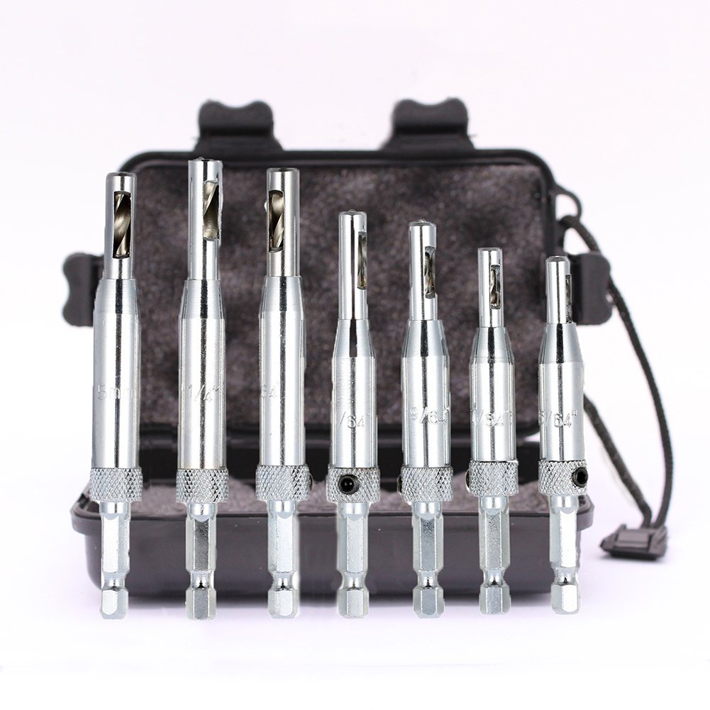 Hinge Drill Bit Set - Woodworking Tool Kit -1