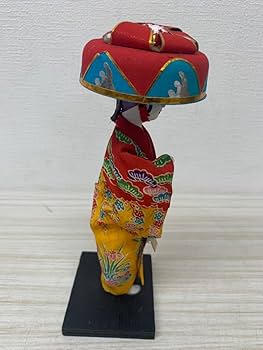 Amazon.co.jp: 沖縄民族工芸 琉球人形 台座付き 伝統工芸品 骨董品