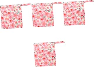 ibasenice Saco De Fraldas Para Bebês 4 Unidades Pendurado Molhado E Seco Bolsa De Fraldas Infantis Saco De Fraldas Seco E Molhado Balde De Fraldas De Bebê Bolsa De Armazenamento De