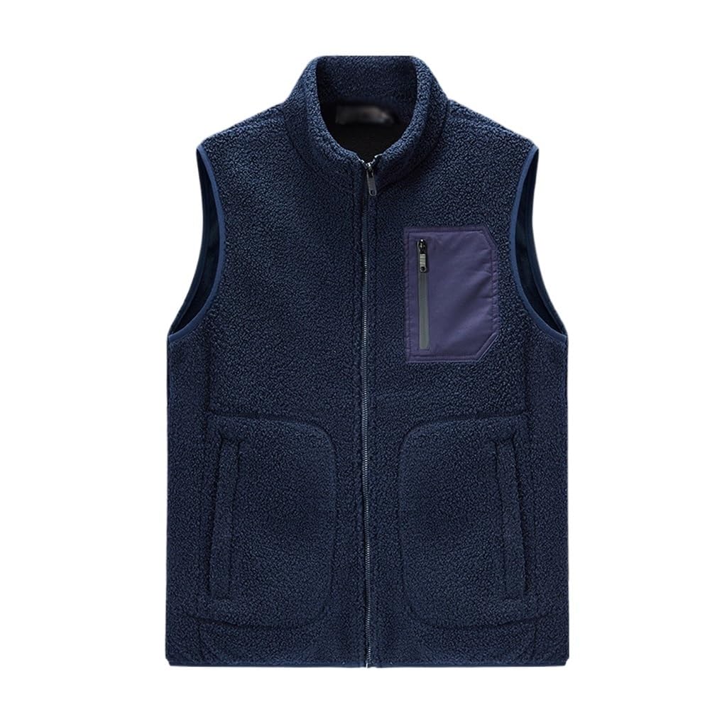 Chaleco de lana para hombre moda casual versátil y cómodo 5