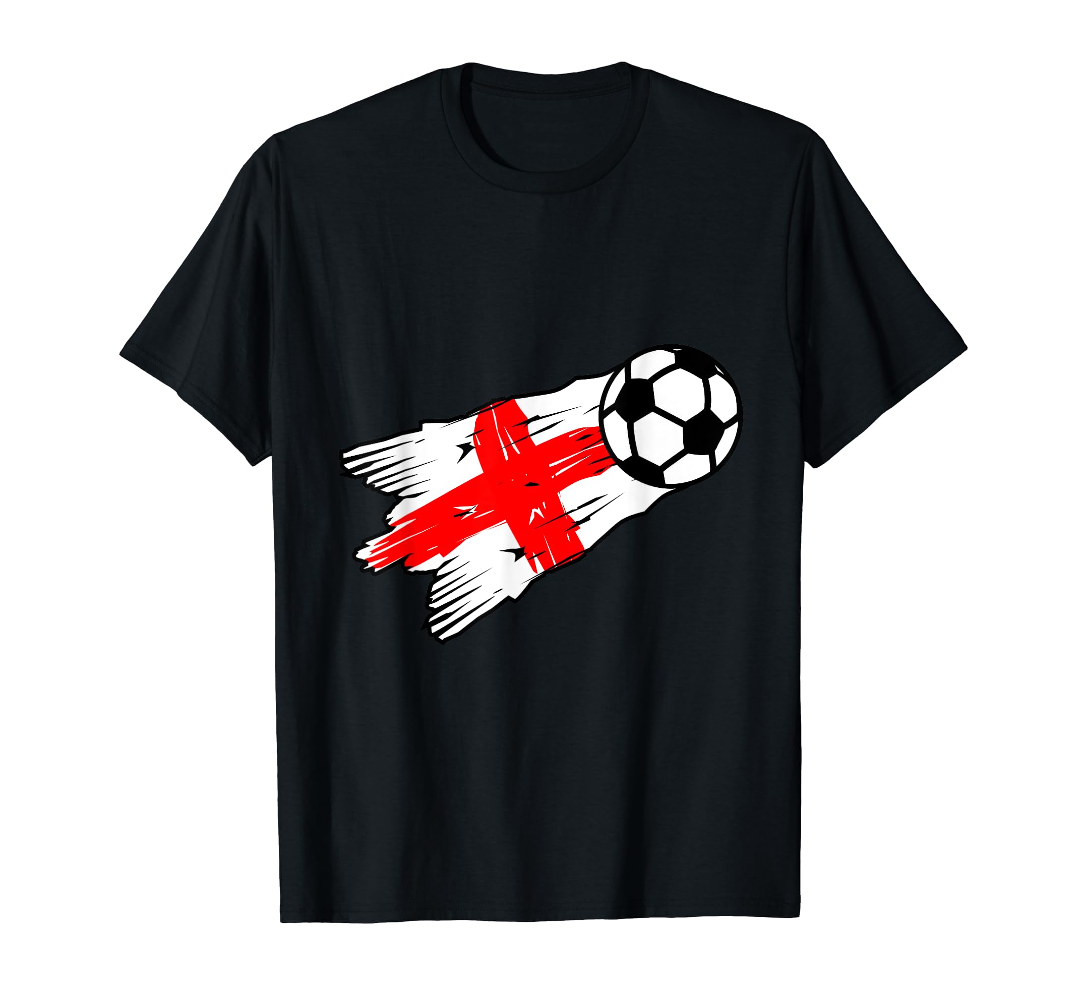 England sports and football fans. T-Shirt, Black