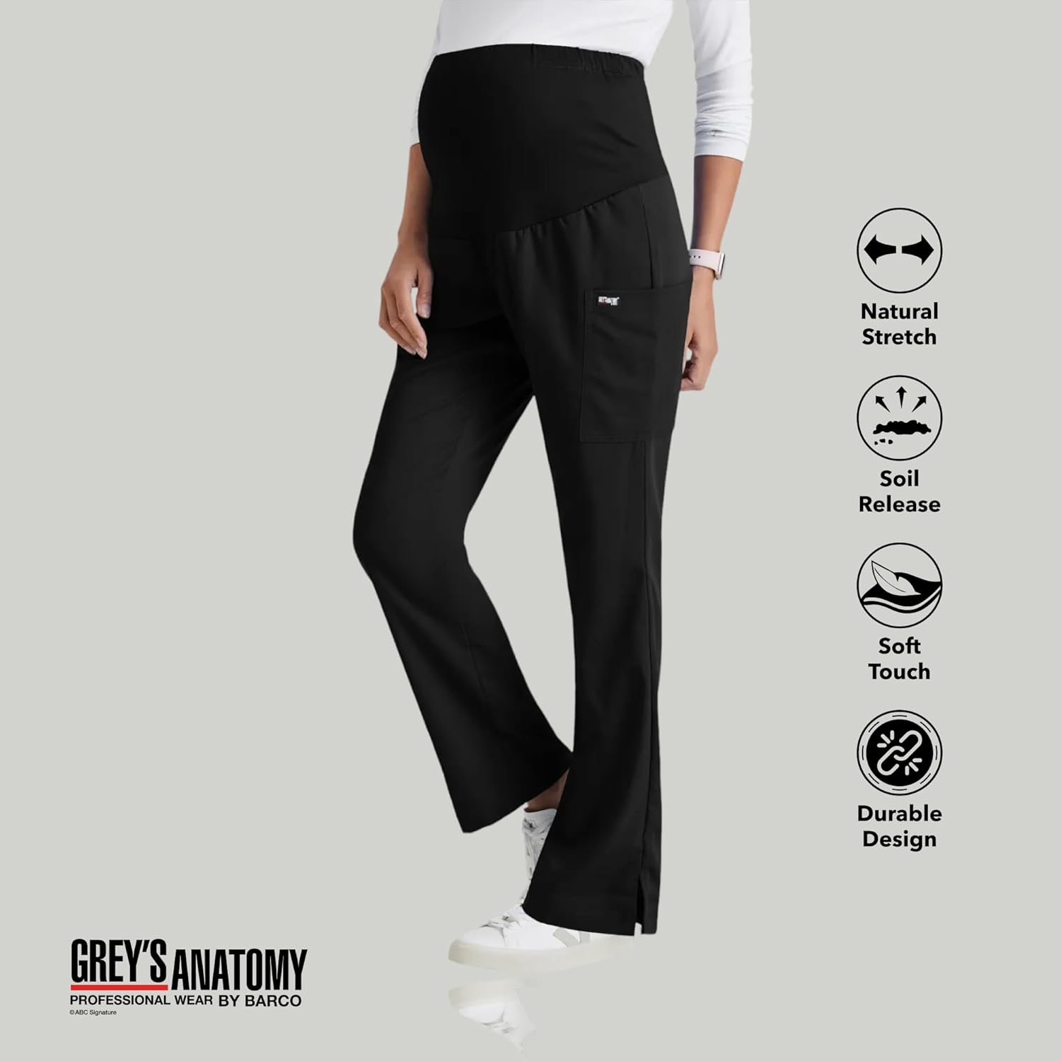 Grey's Anatomy Women's GRP560 Maternity Lilah Scrub Pant - Image 4