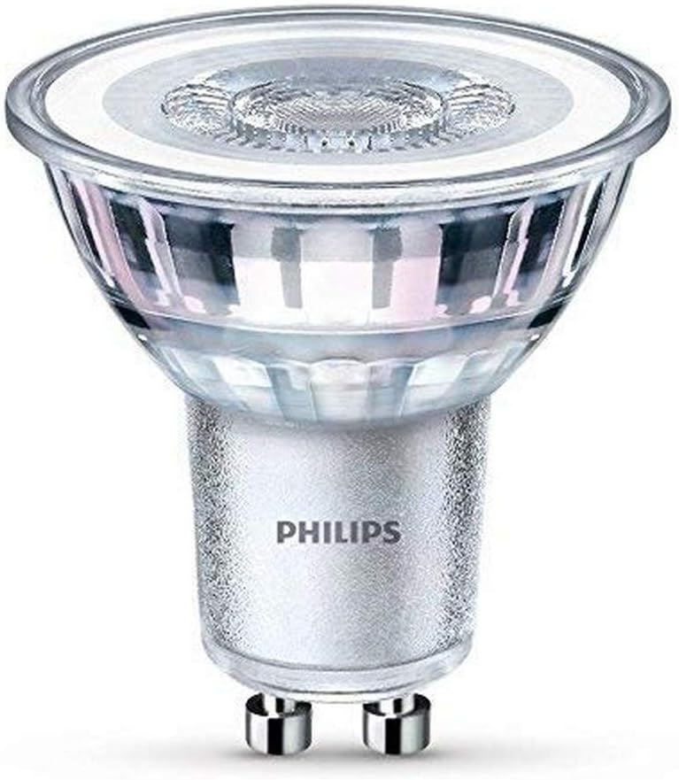 Philips LED Classic 4.6 W (50 W) GU10 Glass Spot Light, Halogen Replacement - Cool White