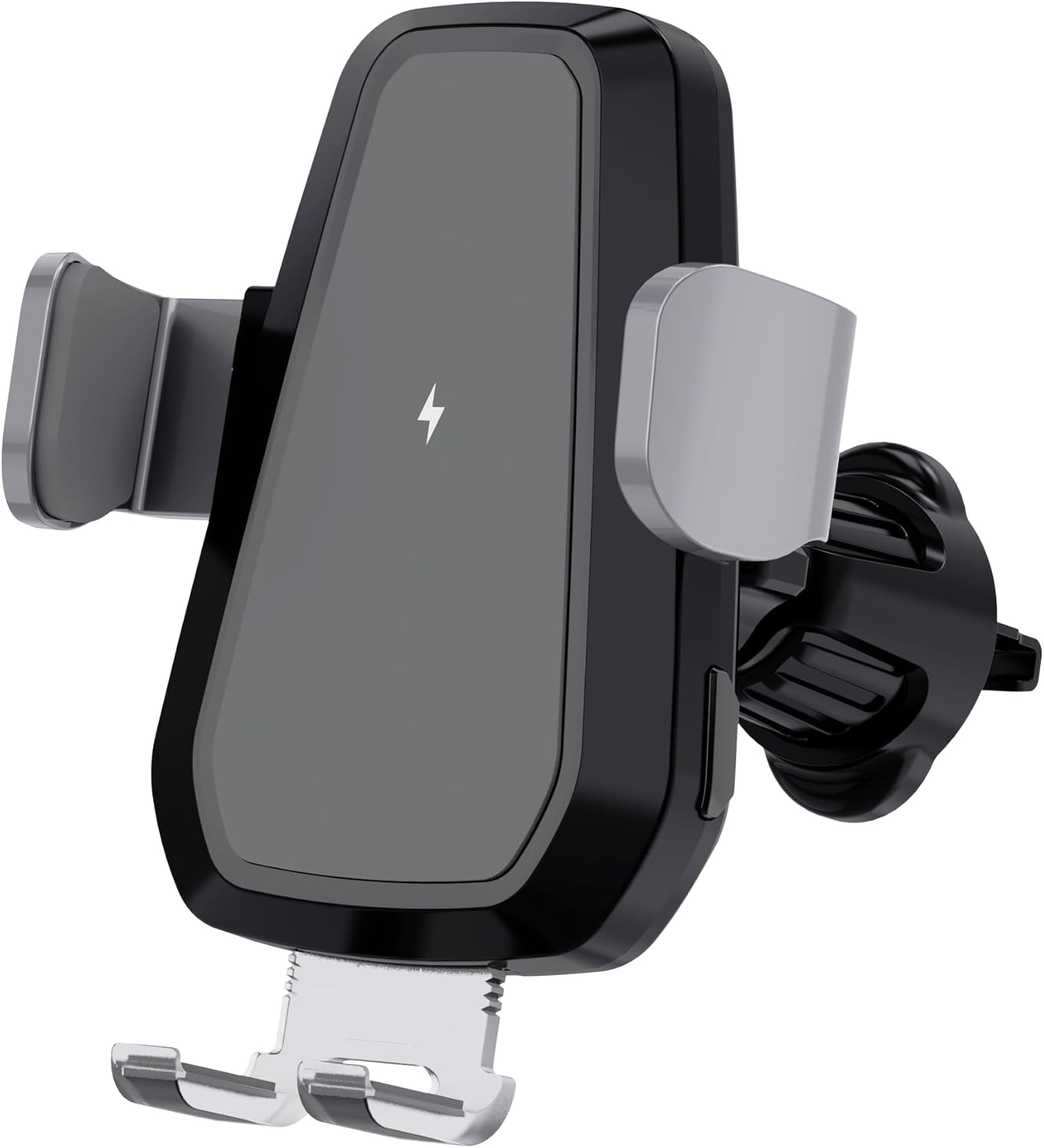 Wireless Car Charger Phone Mount,15W Fast Charging Car Phone Holder,50lb Suction Cup 3-in-1 Cell Phone Holder for Dash,360° Auto Clamp Compatible iPhone 17/16/15/14/13/12 Samsung S23/S22/S21/S20/S10+