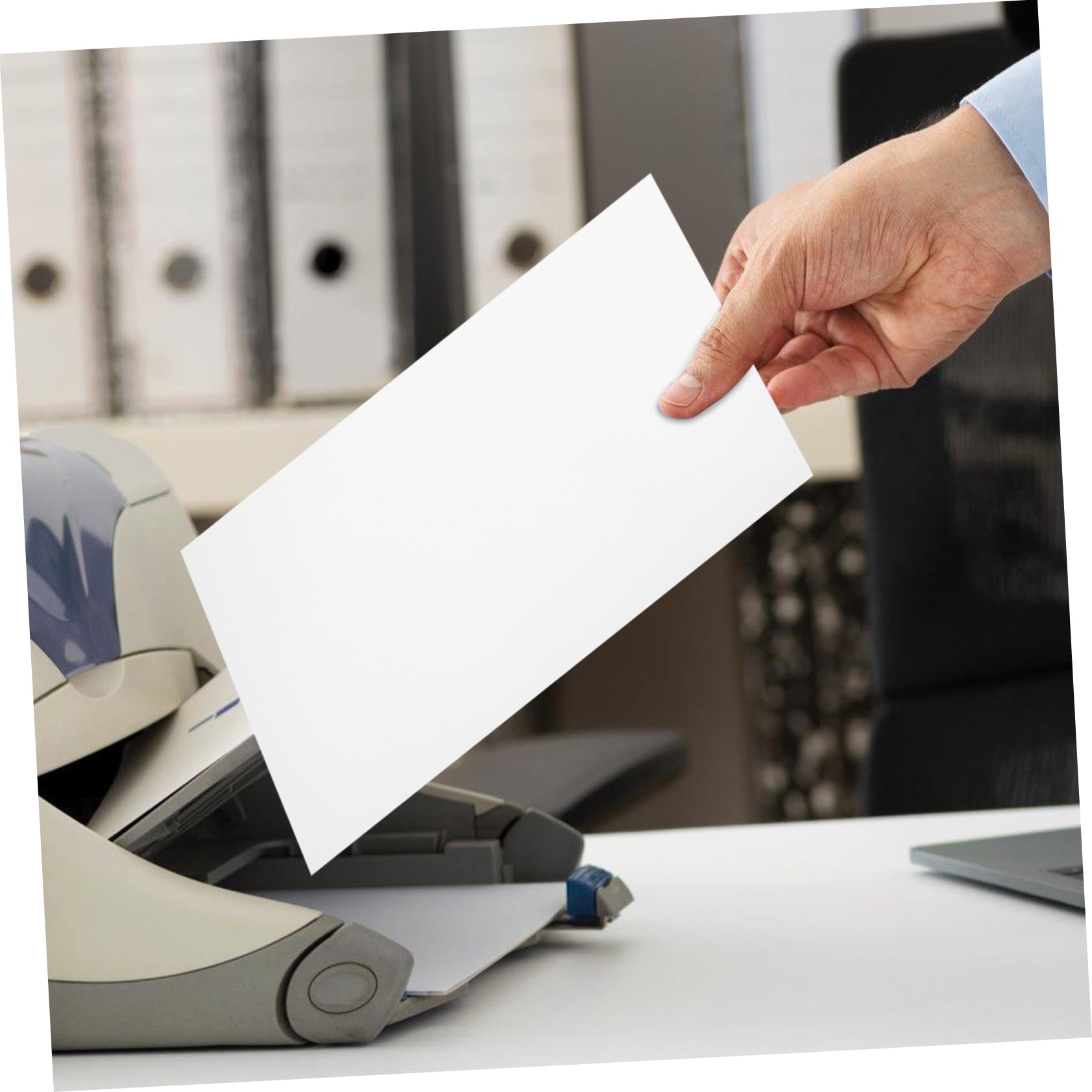 A4 Druckerpapier Weiß 100 Blatt, Dickes Papier für Kopien | Glatte Oberfläche, Mehrzweck für Zeichnungen, Unbedruckt für Laserdrucker