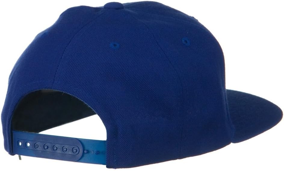 Wool Blend Prostyle Snapback Cap - Royal