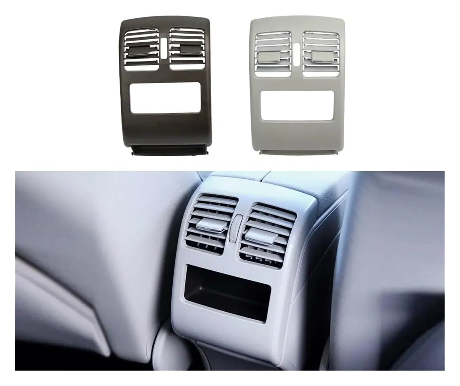 Déflecteur Ventilation Pour Classe C W204 C180 C200 (2007-2013) GLK X204 (2008-2015) 2048304354 Sortie De Climatisation Arrière(Beige)