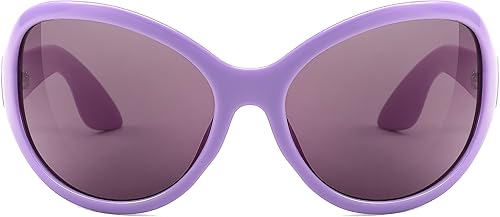 Miniatura 2 de FEISEDY Gafas de sol de moda de gran tamaño, clásicas, ovaladas, envolventes, con estilo, marco grande, sombra, gafas de mujer B2391