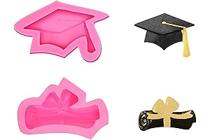 Graduation Cap Diploma Silicone Mold