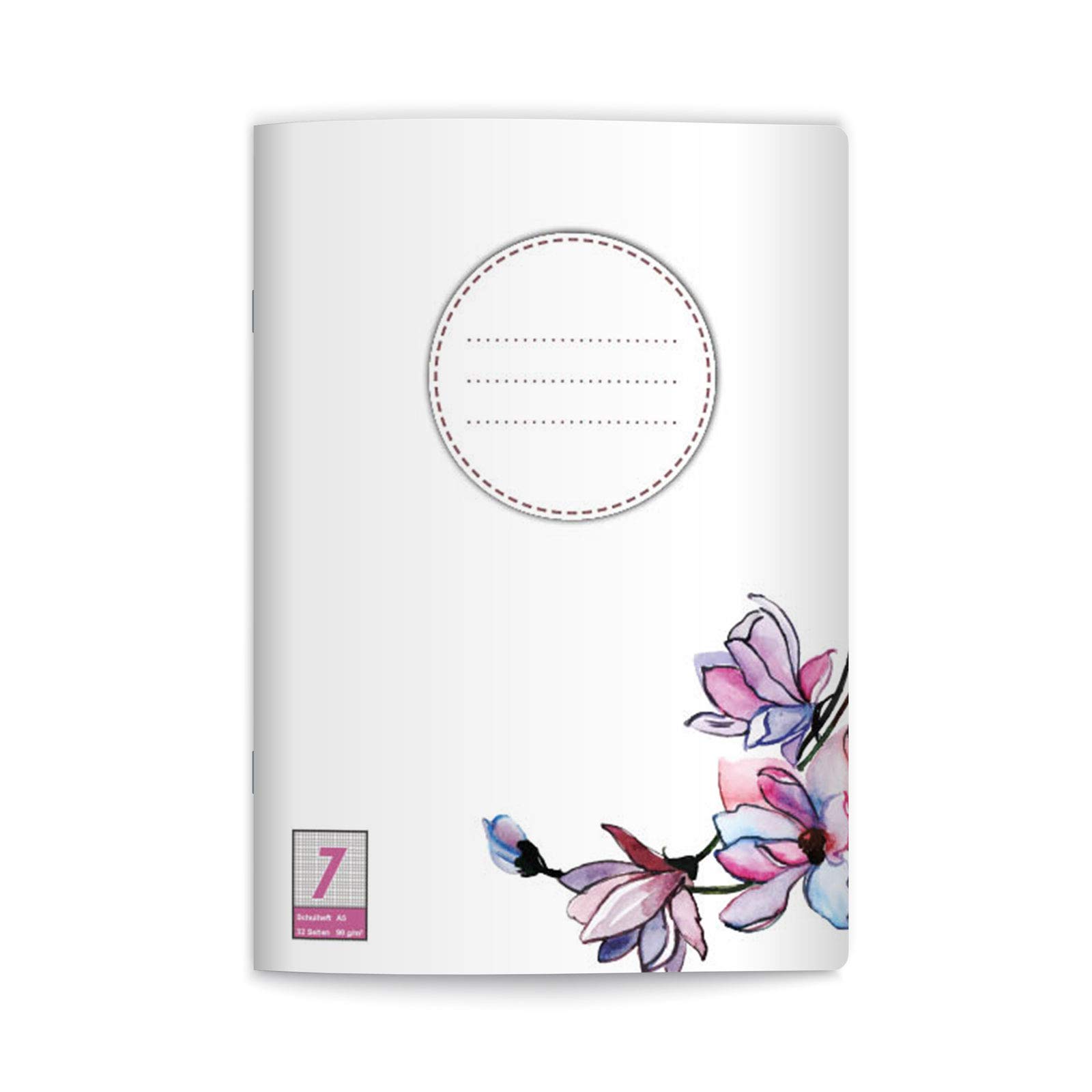 Quaderno Brunnen A5 - 16 Fogli A Quadretti 7mm, Rigatura 7, Carta 80g/m² - Foto 4