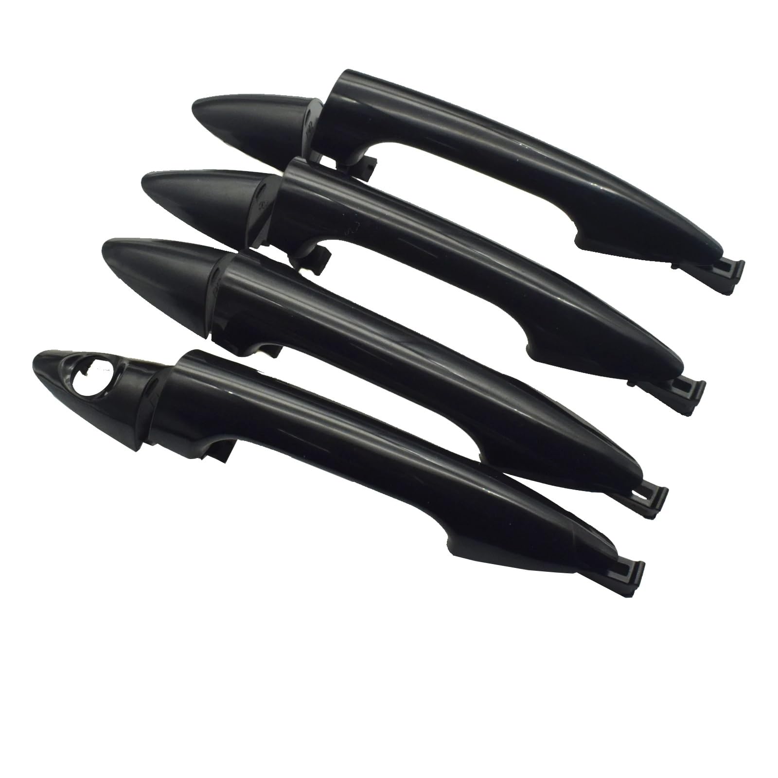 maniglia portiera esterna 'auto Per Hyundai Per Accent 2012-2017 826611R050, 826621R060 Auto Auto Esterno Anteriore Posteriore Sinistra Destra Maniglia Della Porta ( Colore : 4 pcs 1 pc keyhole
