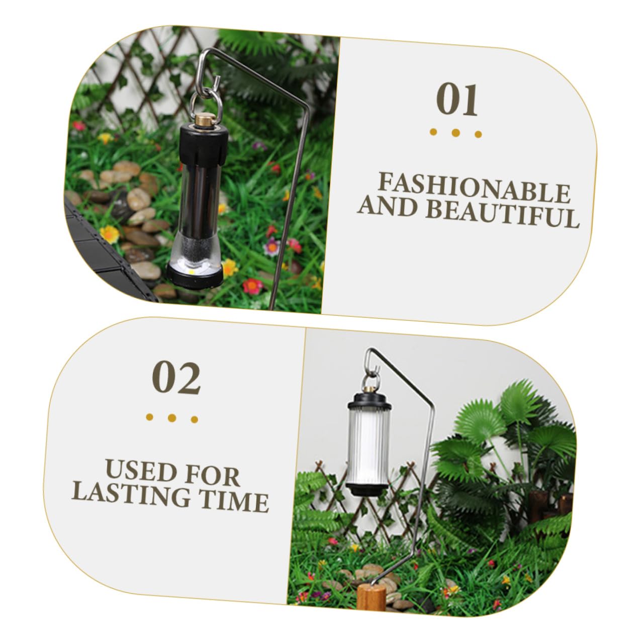 GANAZONO Camping Supply: D-Ring Light Hanger Loop Thread Interface Versatile Lamp Hanging