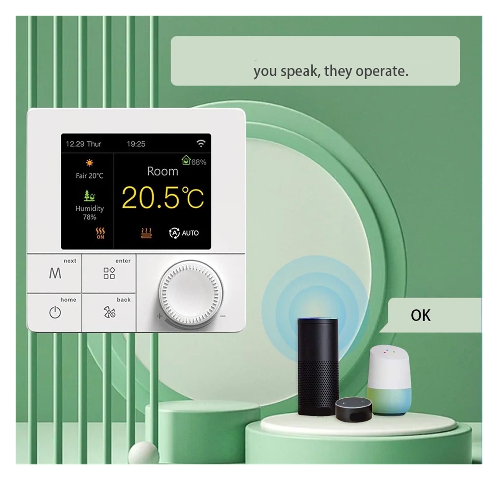 Thermostat WiFi, chaudière électrique/Eau/gaz, contrôle de la température du Chauffage au Sol, télécommande